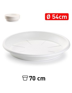 PLATO MACETA 54 CM BLANCO