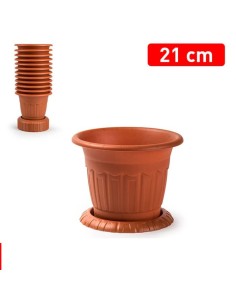 MACETA 21CM ARES + PLATO