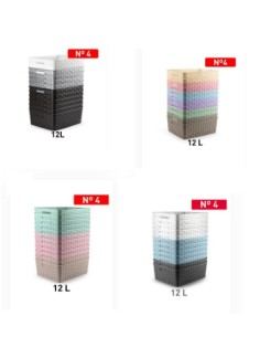 CESTO 12L 36X28CM RATTAN Nº4