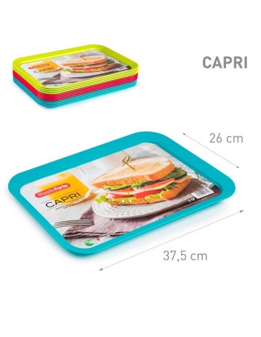 BANDEJA 26X37.5CM CAPRI SURTIDA
