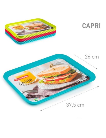 BANDEJA 26X37.5CM CAPRI SURTIDA