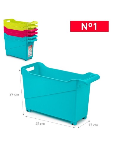 CARRITO Nº1 17X45X29CM SURTIDO MULTIUSOS