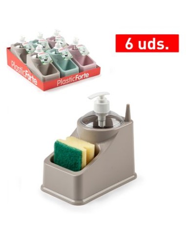 ESTROPAJERO CON DOSIFICADOR SQUARE SURT VRM