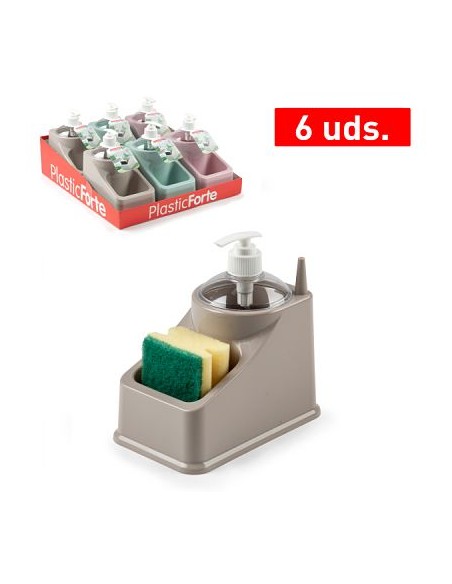 ESTROPAJERO CON DOSIFICADOR SQUARE SURT VRM