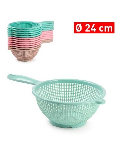 ESCURREVERDURAS 24CM GRANDE CON MANGO SURT VRM