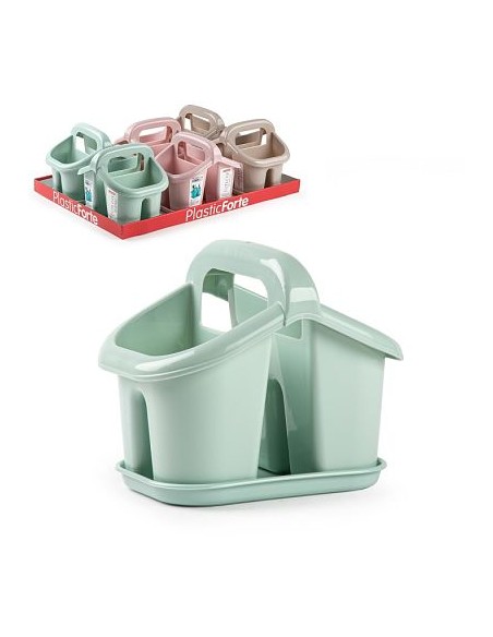 ESCURRECUBIERTOS ASA C/BANDEJA INDIVIDUAL SURT VRM