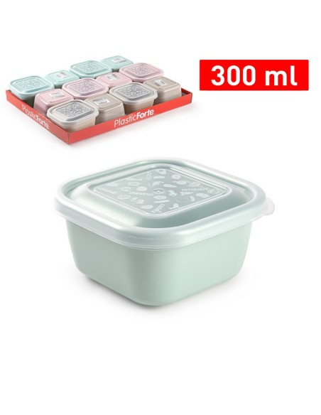 FIAMBRERA 300ML CUADRADA  SURT VRM