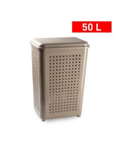 PONGOTODO 50L MARRON CLARO CUADRADO RATTAN