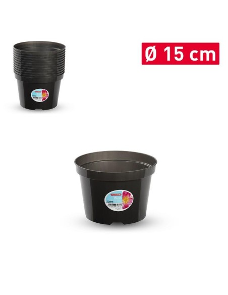 MACETA GARDEN 15 CM ANTRACITA