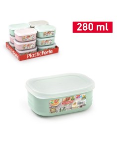 FIAMBRERA 280ML BENTO RECTANGULAR  SURT VRM COMBI