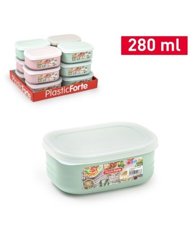FIAMBRERA 280ML BENTO RECTANGULAR  SURT VRM COMBI