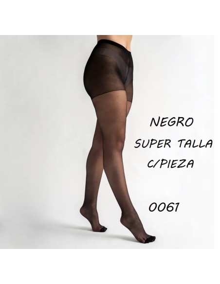 PANTY NEGRO SUPER TALLA  C/PIEZA TRASERA
