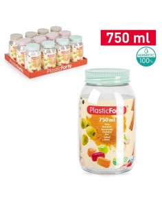 TARRO 750ML REDONDO PET SURT VRM