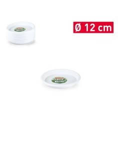 PLATO MACETA 12 CM BLANCO