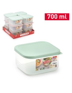 FIAMBRERA 700ML BENTO CUADRADA SURT VRM