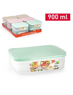 FIAMBRERA 900ML BENTO RECTANGULAR SURT VRM