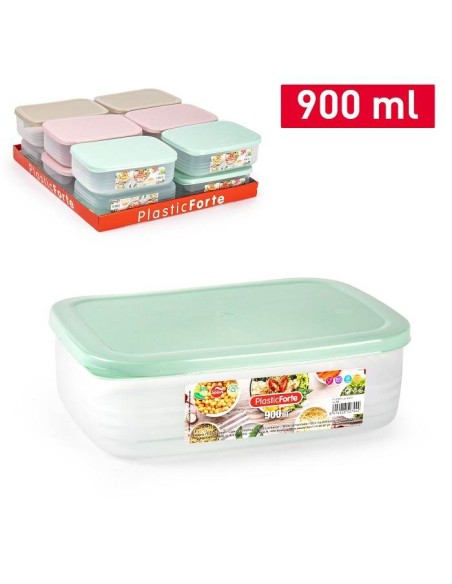 FIAMBRERA 900ML BENTO RECTANGULAR SURT VRM