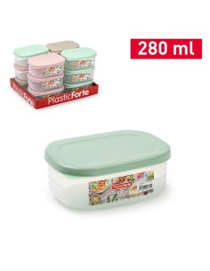 FIAMBRERA 280ML BENTO RECTANGULAR SURT VRM