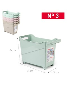 CARRITO Nº3 18X38X26CM MULTIUSOS  SURT VRM