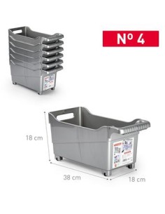 CARRITO MULTIUSOS Nº 4 PLATA