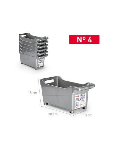 CARRITO MULTIUSOS Nº 4 PLATA