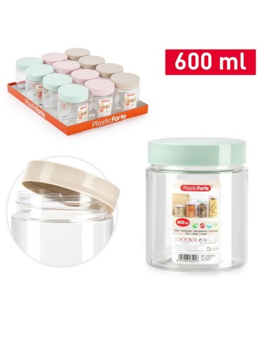 TARRO 600ML MONTECARLO  PET SURT VRM