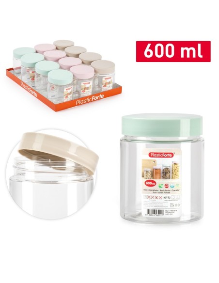 TARRO 600ML MONTECARLO  PET SURT VRM