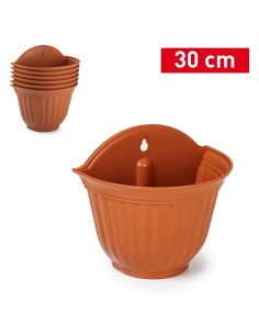 MACETA PARED 30 CM TERRACOTA