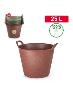 CAPAZO 25L ECO TUB METALLIC SURTIDO ECOBRICK