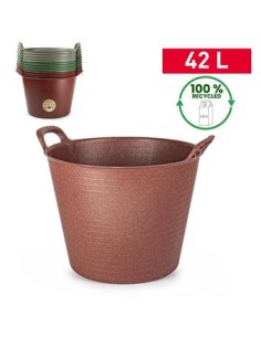 CAPAZO 42L ECO TUB METALLIC SURTIDO ECOBRICK