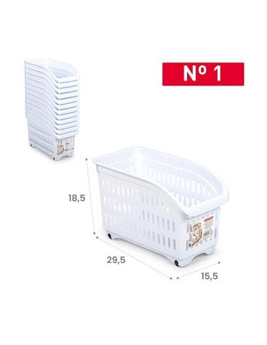 ORGANIZADOR Nº1 BLANCO CON RUEDAS