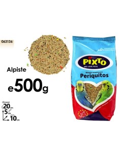 ALIMENTO PERIQUITOS PIXTO 500G