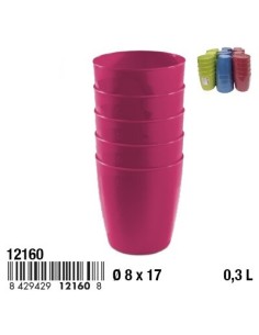 VASO CAMPING MADEIRA 0.3L SET 5