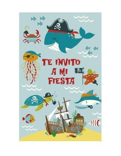 BLISTER 8 INVITCION FIESTA BARCO