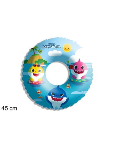 FLOTADOR HINCHABLE BABY SHARK 45 CM
