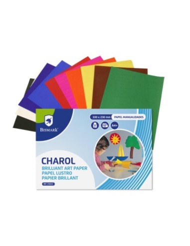 PAPEL CHAROL CUADERNO 10H COLORES PAMPY