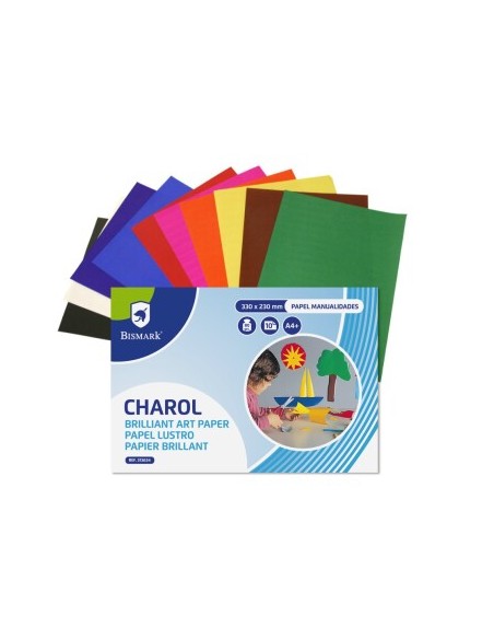 PAPEL CHAROL CUADERNO 10H COLORES PAMPY