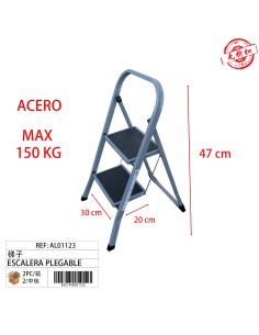ESCALERA PLEGABLE ACERO