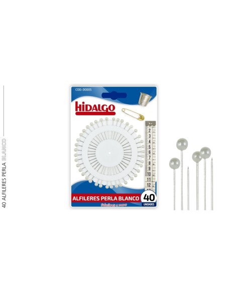 BLIS 40 ALFILERES PERLA BLANCO