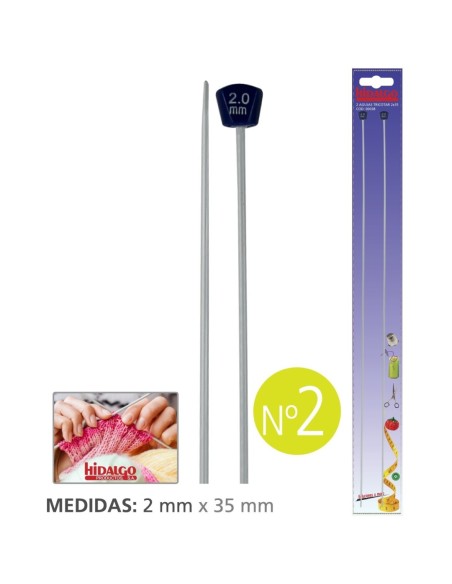 BLISTER 2 AGUJAS TRICOTAR 2X35