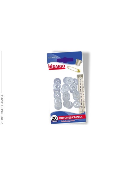 BOTONES 20UND CAMISA TRANSPARENTE