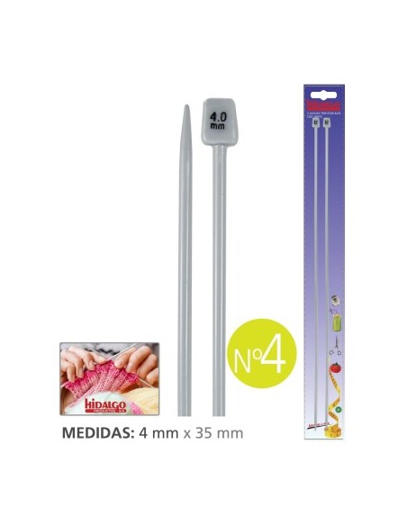 BLISTER 2 AGUJAS TRICOTAR 4X35