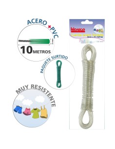 CUERDA 10M ACERO FORRADA