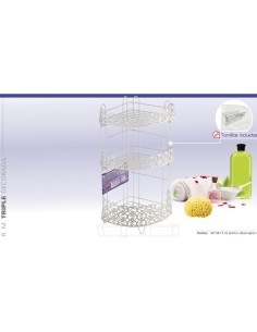 RINCONERA METAL TRIPLE DECOR.