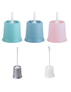 ESCOBILLERO REDONDO SURTIDO DE BAÑO OPACO