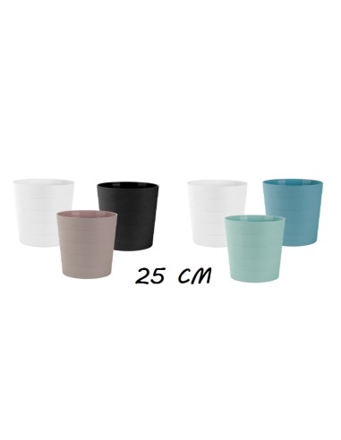 MACETA FLORENCIA D25 CMS COLORES SURTIDOS