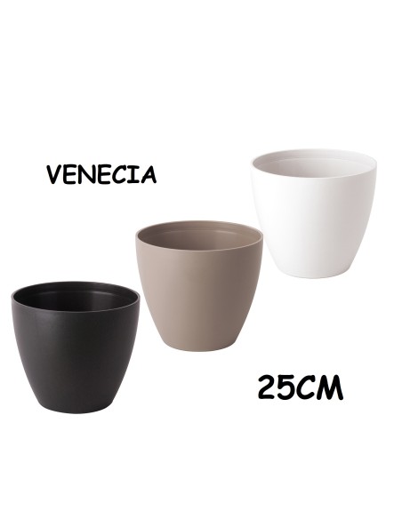MACETA VENEZIA 25CM COLORES SURTIDOS