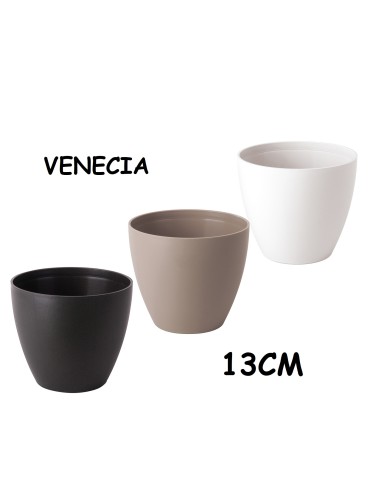 MACETA VENEZIA 13CM COLORES SURTIDOS
