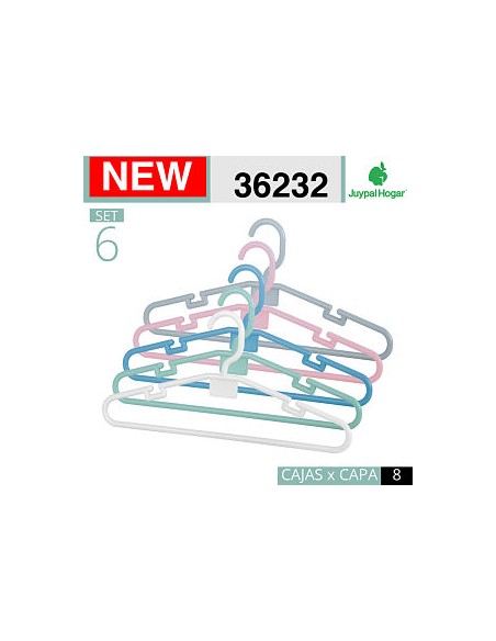 SET 6 PERCHAS PEQUEÑAS COLORES BURBUJAS