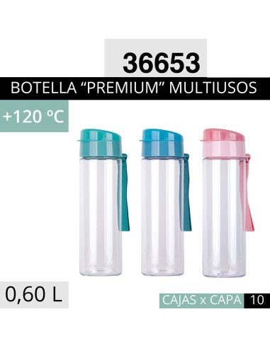 BOTELLA 0.60L TAPON TRITAN